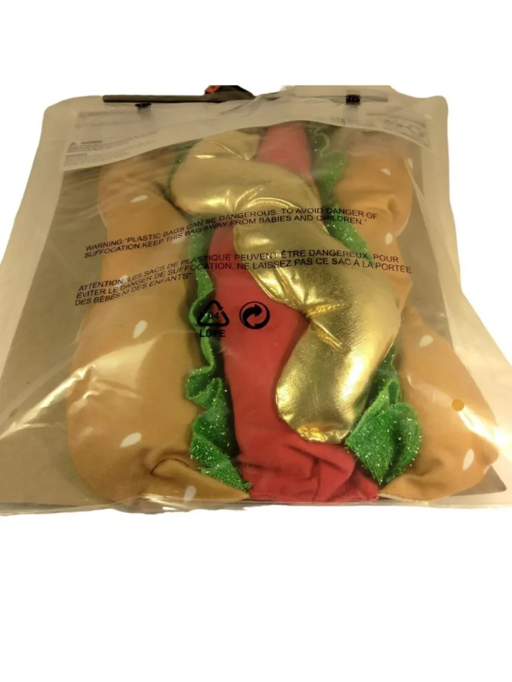 Vibrant Life Hotdog Costume Dog Cat Halloween Pet Outfit  Small